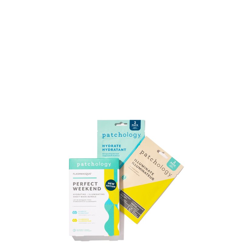 Patchology Perfect Weekend Hydrating+illuminating Sheet Mask In White