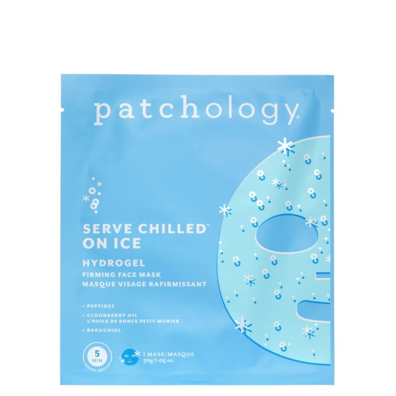 Patchology Serve Chilled On Ice Firming Hydrogel Mask In White