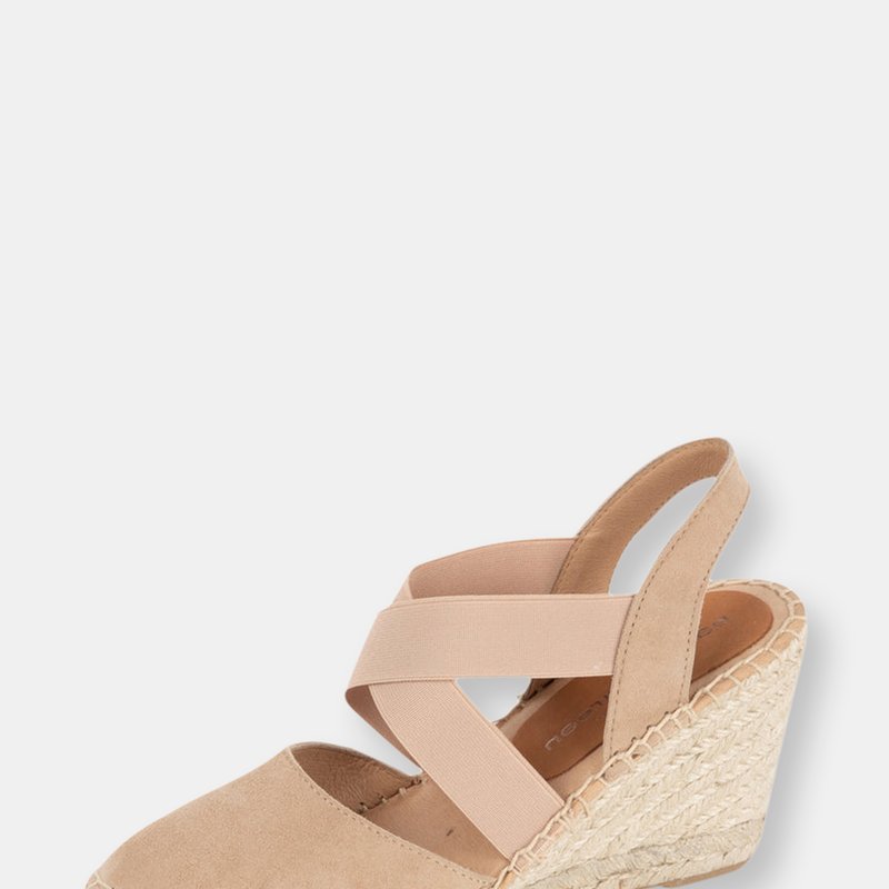 Patricia Green Mila Espadrille With Elastic Straps In Nude