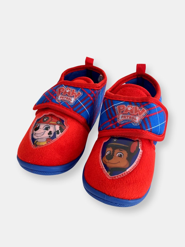 Paw Patrol Toddler Slippers - Red/Blue