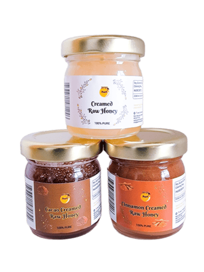 Pearl Honey Spreads Raw Creamed Honey Mini Trio Set product