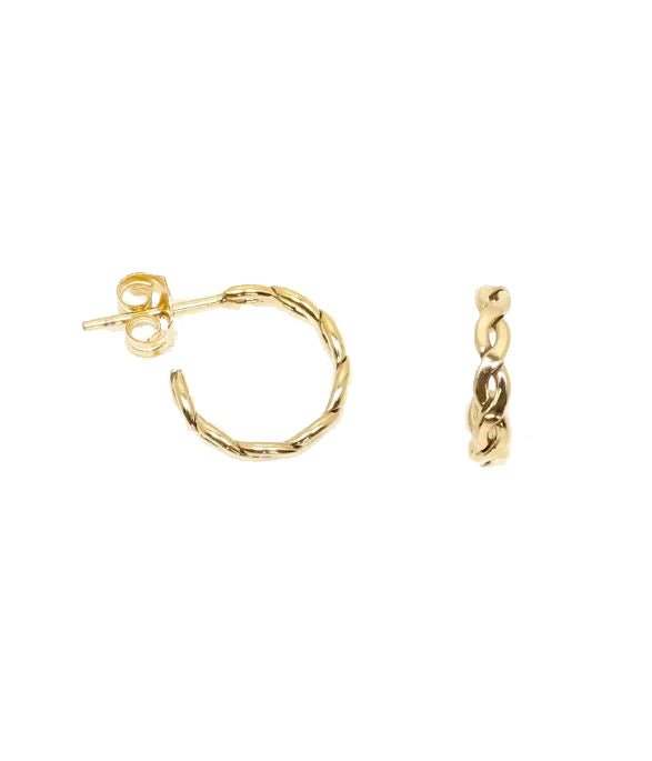 Penh Lenh Twisted Post Earring In Gold