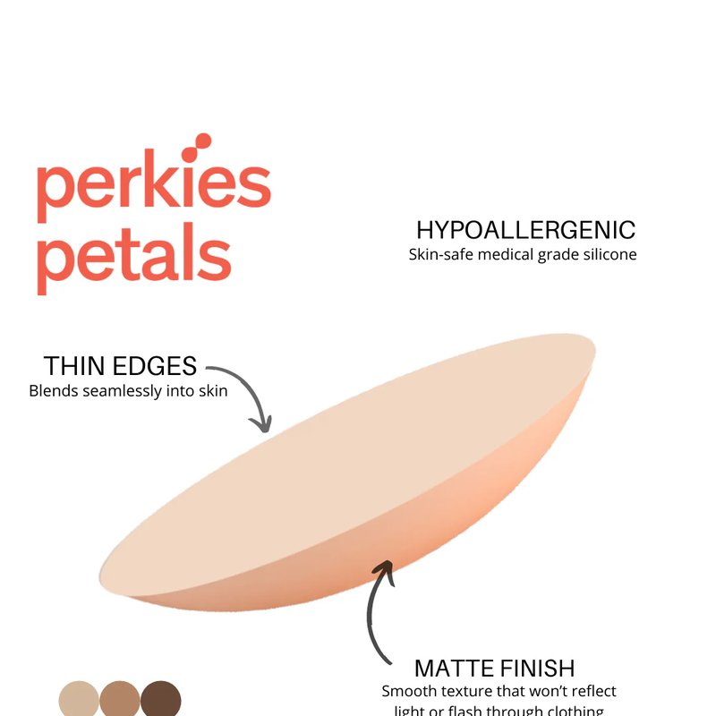 Shop Perkies Petals: Nipple Covers In Brown