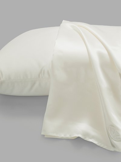 Perle Silk Silk Pillowcase With Embroidery product