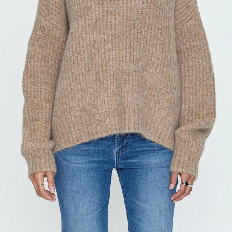 Shop Pistola Ashley Turtleneck Sweater In Brown