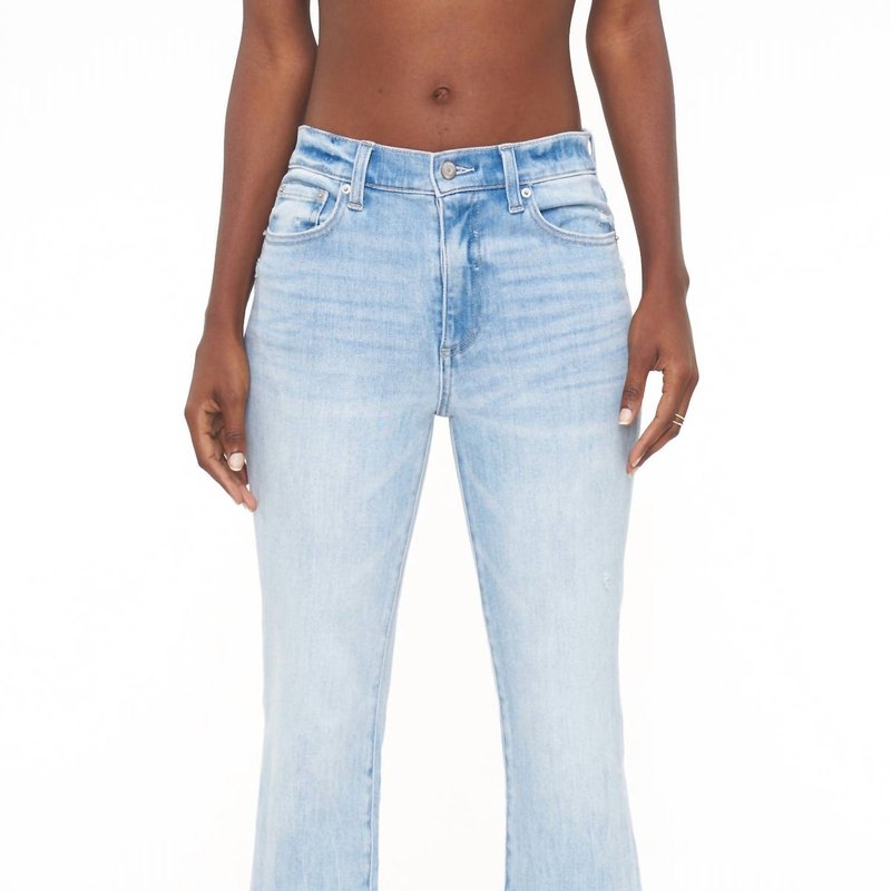 Pistola Lennon High Rise Crop Boot Jeans In Blue
