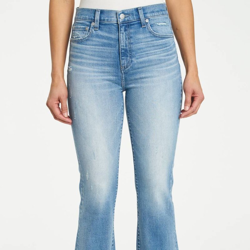 Shop Pistola Lennon High Rise Crop Bootcut Jeans In Blue