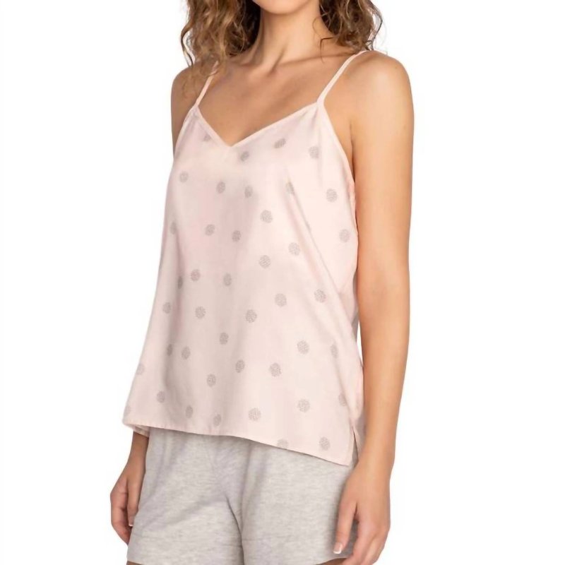 Shop Pj Salvage Dignity Dots Cami Top In Pink