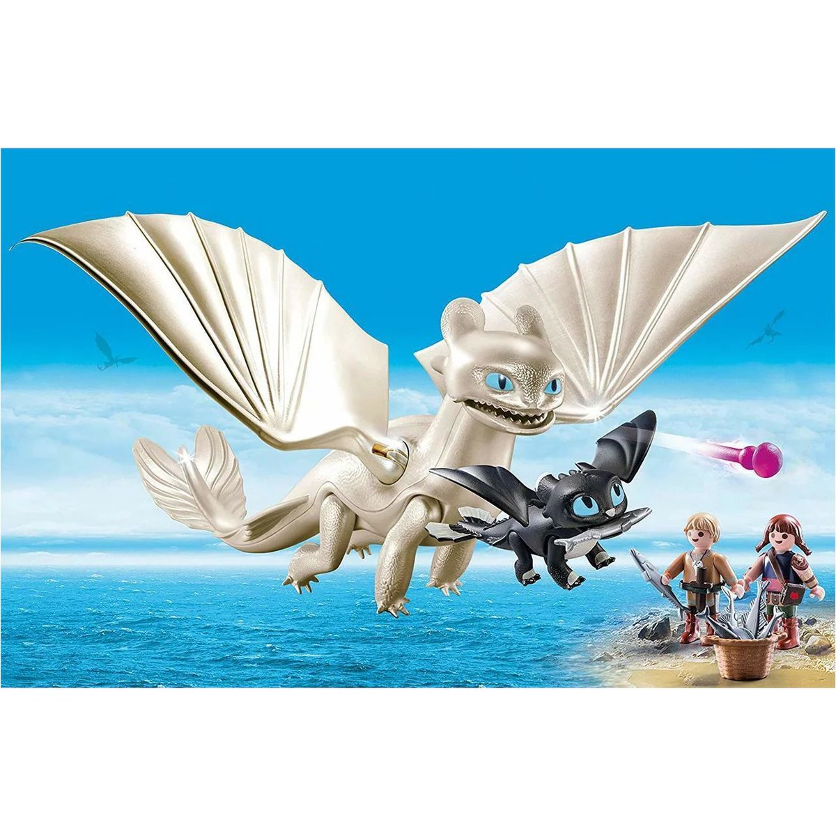 Playmobil How To Train Your Light Fury With Baby Dragon (70038) Verishop