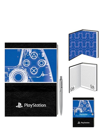 Playstation X-Ray Dualsense Controller Notebook & Pen Set - Black/Blue/White product