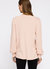 Women's Round Neck Sweater With Long Cuff Sleeves