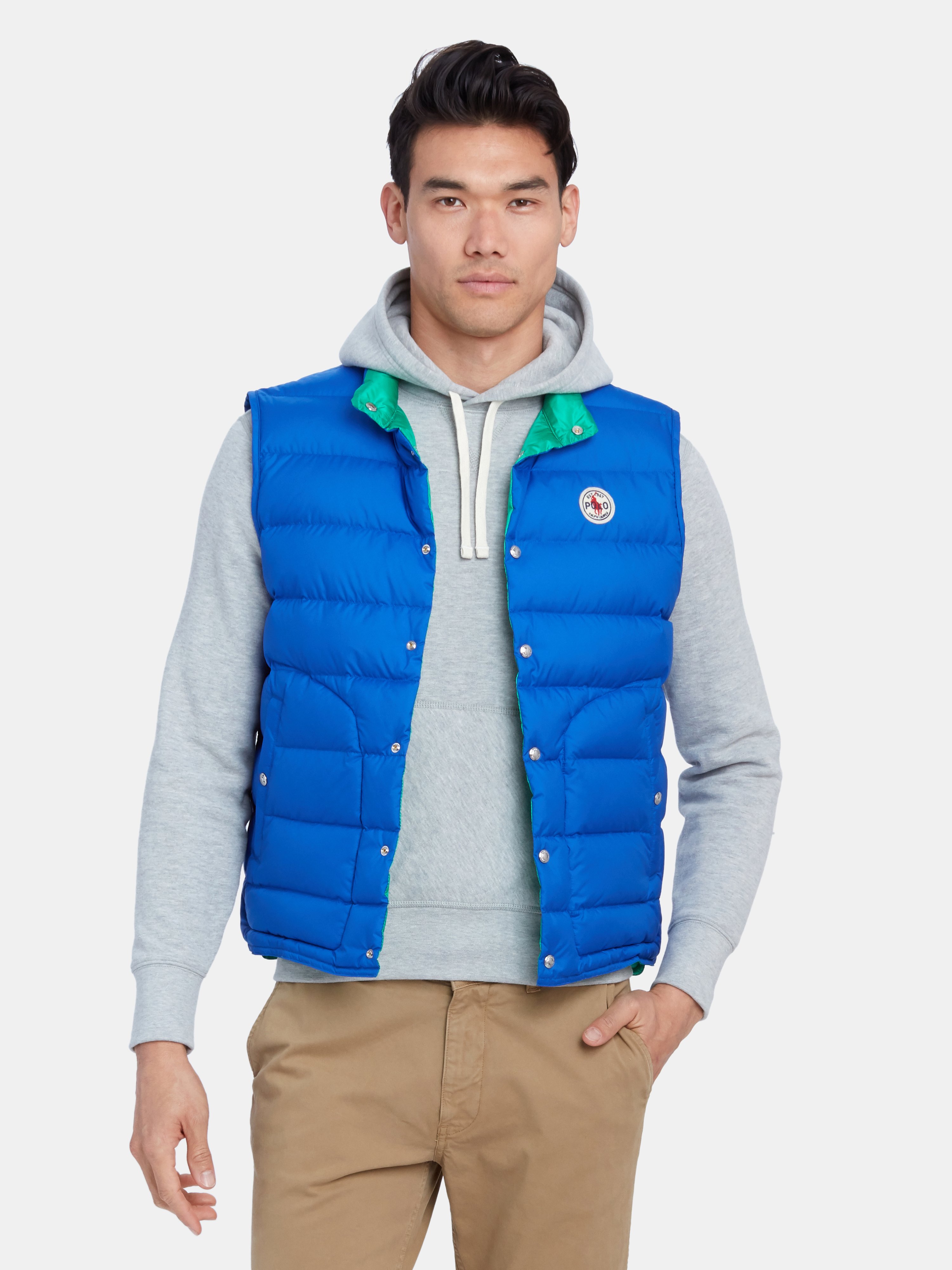 Polo Ralph Lauren Denver Vest In Rugby Royal Chroma Green | ModeSens