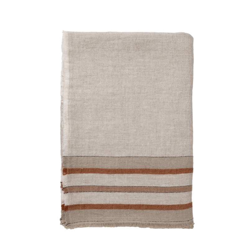 Pom Pom At Home Beck Oversized Throw Blanket In Brown