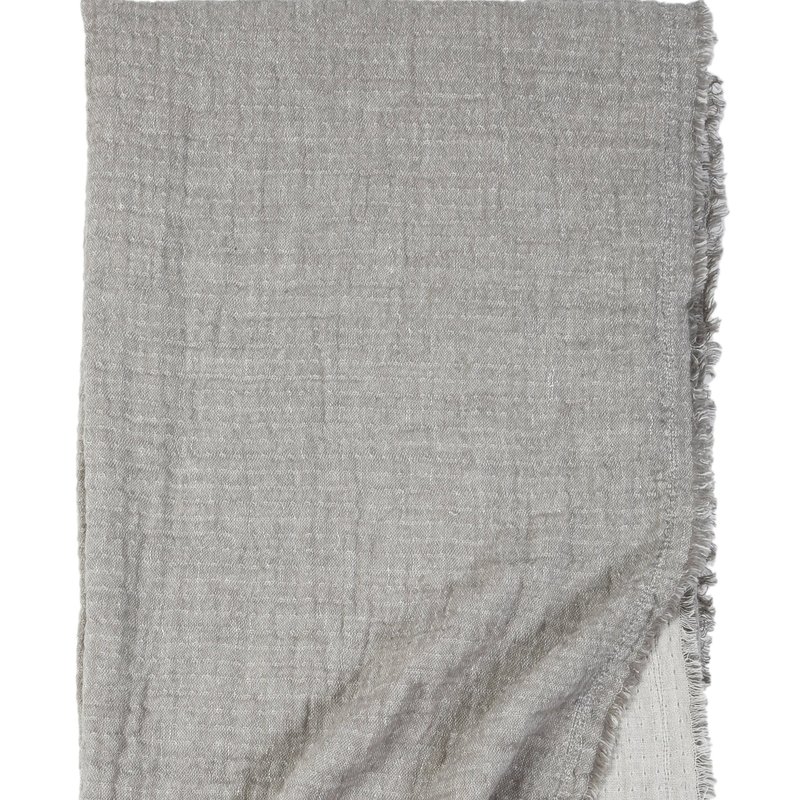 Pom Pom At Home Hermosa Oversized Throw Blanket In Grey