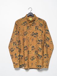 Floral Bloom Printed Casual Button-Down Long Sleeve Shirt