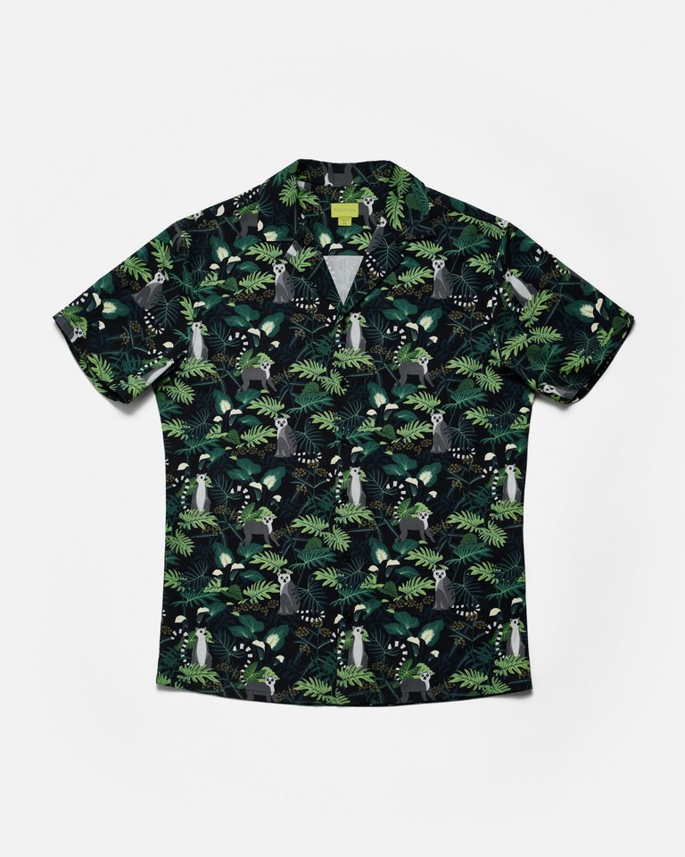 The Camp Shirt With The Lemurs Print