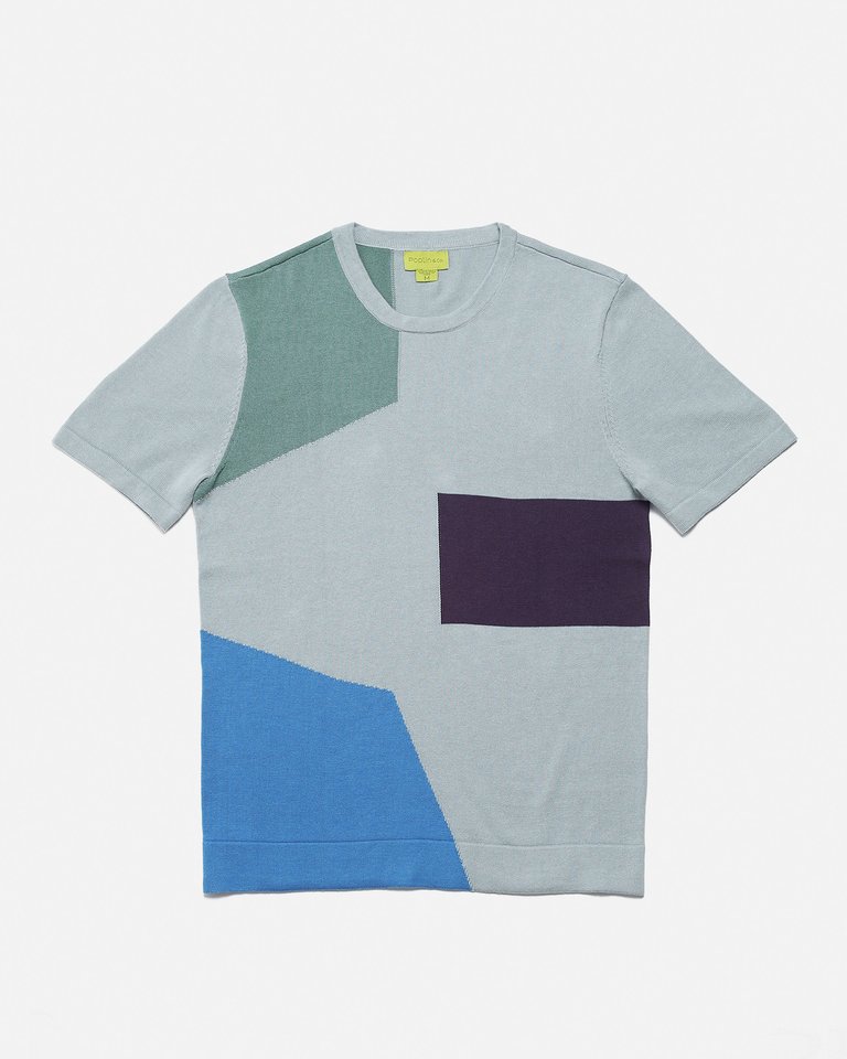 The Knit Tee With The Art Deco Pattern