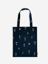 The Tote Bag With Potted Plants Print