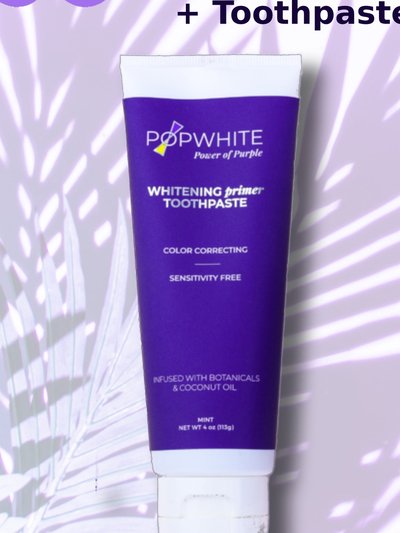 POPWHITE 2-in-1 Teeth Whitener + Toothpaste product