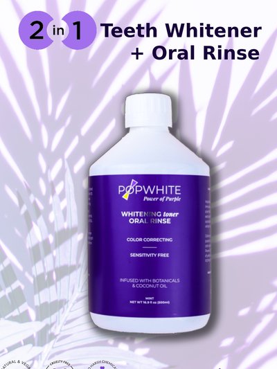 POPWHITE Whitening Toner Oral Rinse product