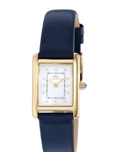 Porsamo Bleu Karolina Women's Diamond Watch with Blue Leather Band, 1082BKAL product