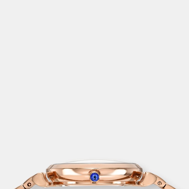 Shop Porsamo Bleu Sylvie Women's Abalone Dial Bracelet Watch In Pink