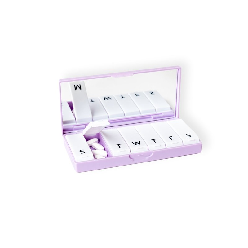 Port And Polish Limited Edition Lilac Pill Box In Purple
