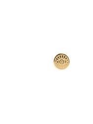 Lune Cachée Threaded Flat Back Earring | .5GMS .1CT | Single