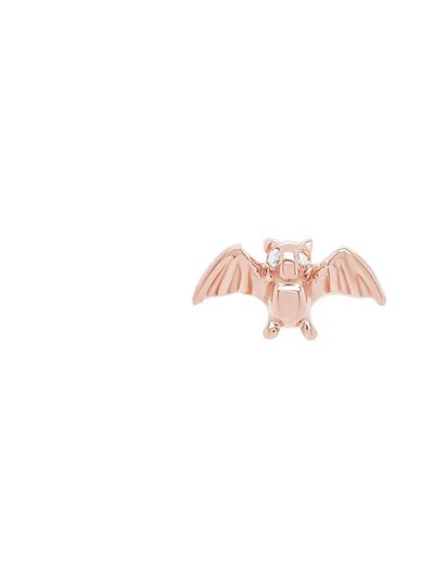 Porter Lyons Mini Bat Threaded Flat Back Earring | .5GMS .01CT | Single product