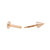 Spike Threaded Flat Back Earring | .40GMS | Single