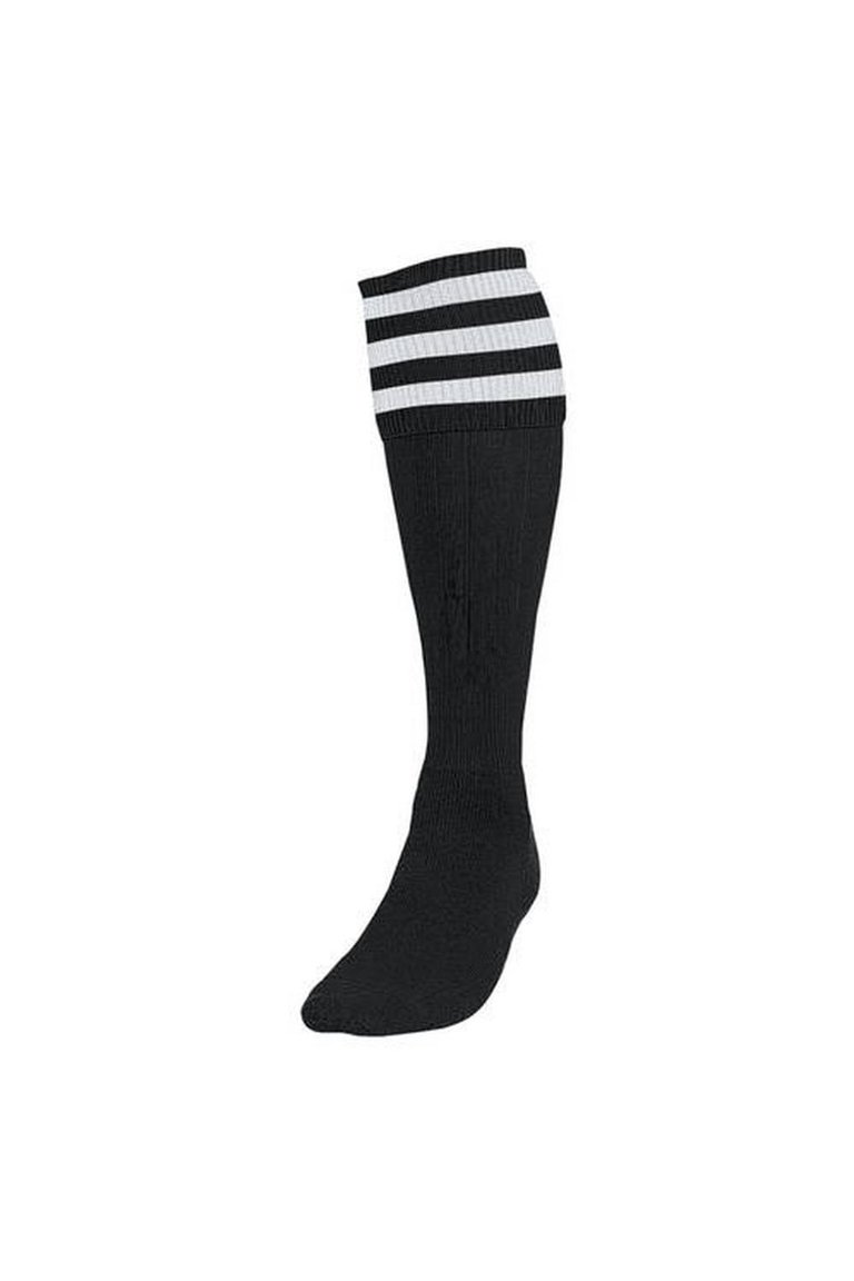 Precision Childrens/Kids Football Socks (Black/White) - Black/White