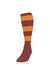 Precision Childrens/Kids Hooped Football Socks (Maroon/Amber Glow) - Maroon/Amber Glow