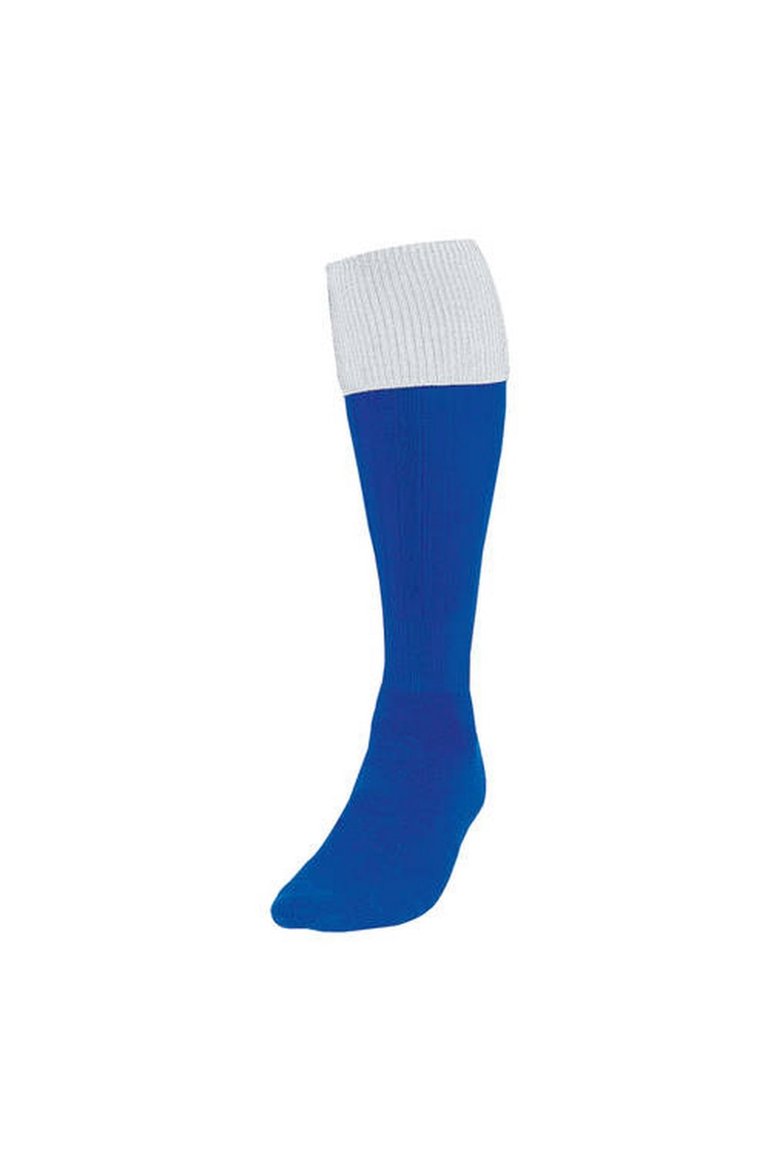 Precision Childrens/Kids Turnover Football Socks (Royal Blue/White) - Royal Blue/White