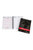 Precision Union Pro-Coach Notepad - Black/Red - Black/Red