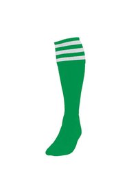 Precision Unisex Adult Football Socks (Emerald Green/White) - Emerald Green/White