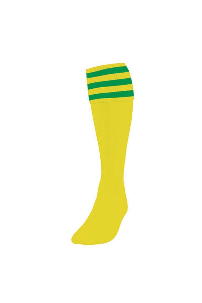 Precision Unisex Adult Football Socks (Yellow/Royal Blue) - Yellow/Royal Blue