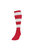 Precision Unisex Adult Hooped Football Socks (Red/White) - Red/White