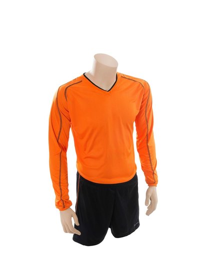 Precision Precision Unisex Adult Marseille T-Shirt & Shorts Set (Tangerine/Black) product