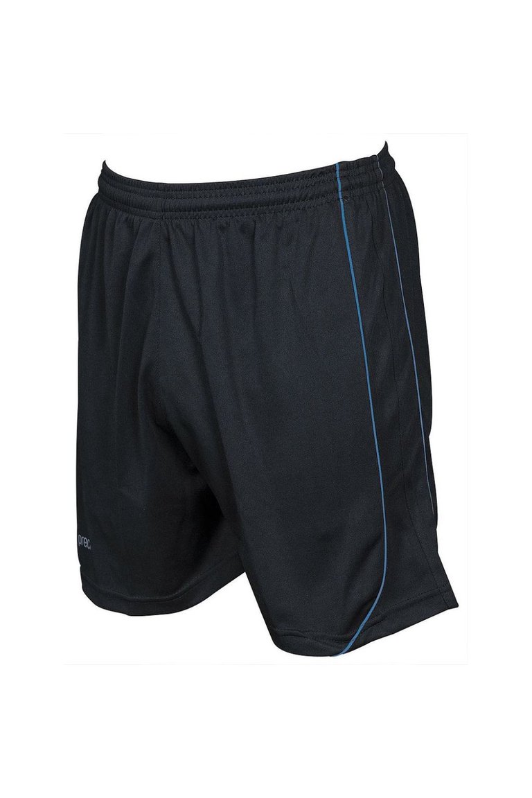 Precision Unisex Adult Mestalla Shorts (Black/Azure) - Black/Azure