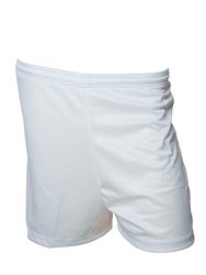 Precision Unisex Adult Micro-Stripe Football Shorts (White) - White
