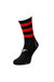 Precision Unisex Adult Pro Hooped Football Socks (Black/Red) - Black/Red