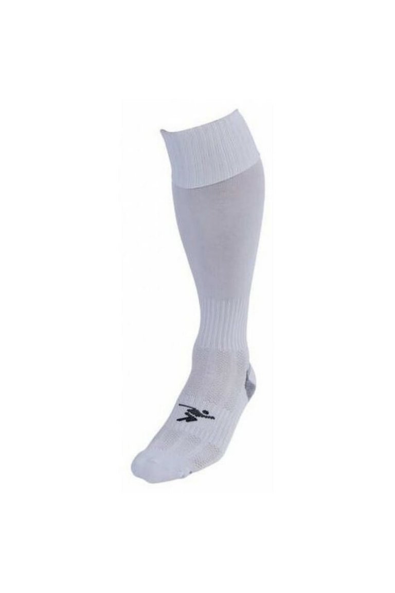 Precision Unisex Adult Pro Plain Football Socks (White) - White