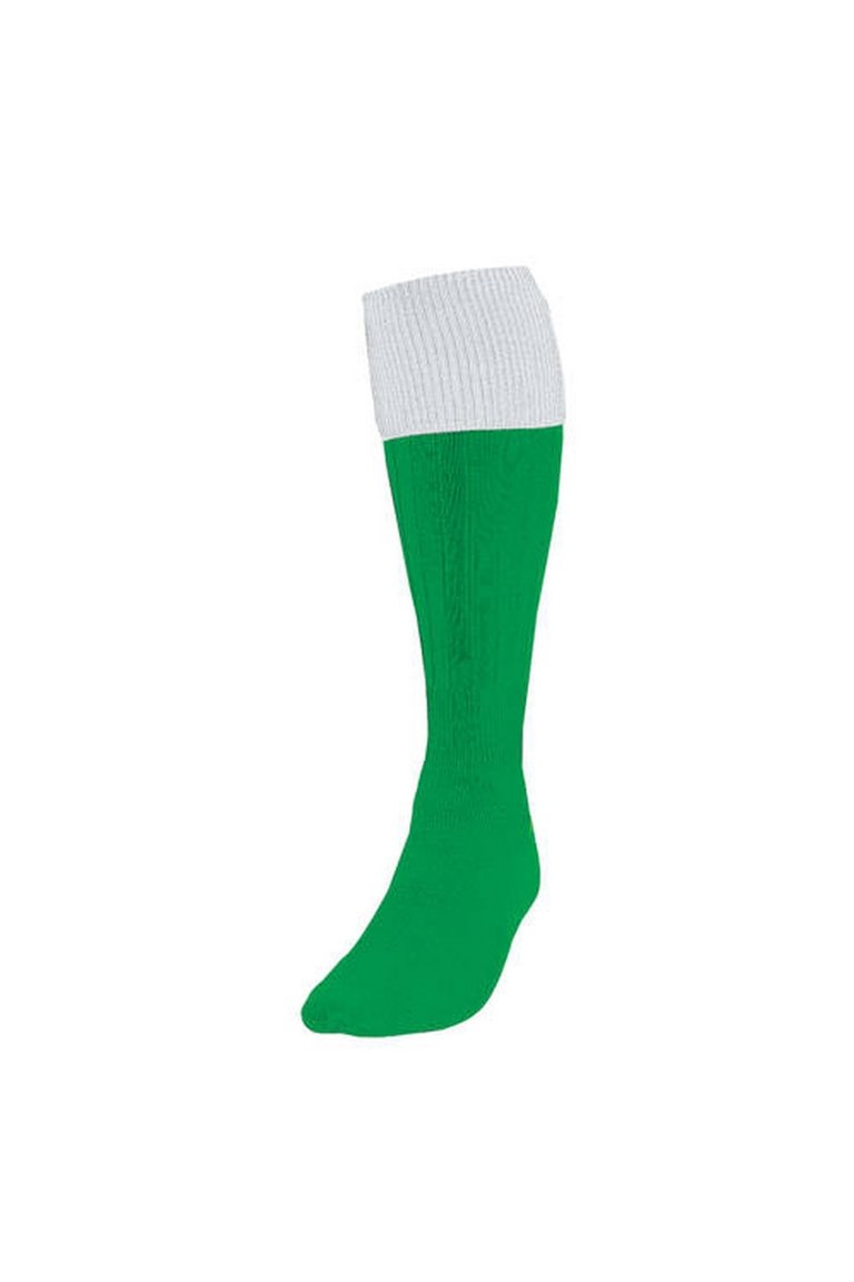 Precision Unisex Adult Turnover Football Socks (Emerald Green/White)