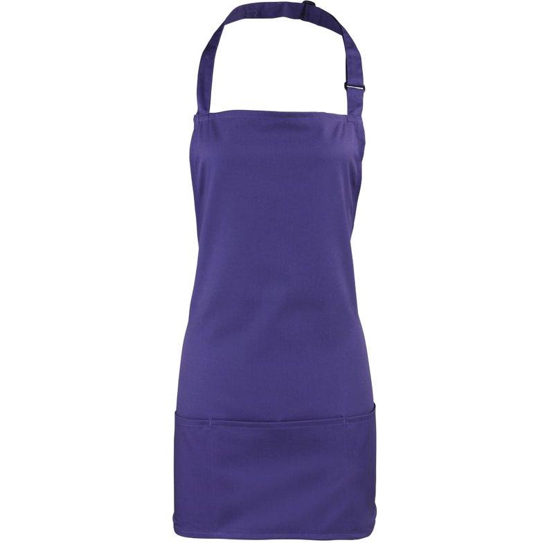 Premier 2-in-1 Apron / Workwear (pack Of 2) (purple) (one Size)