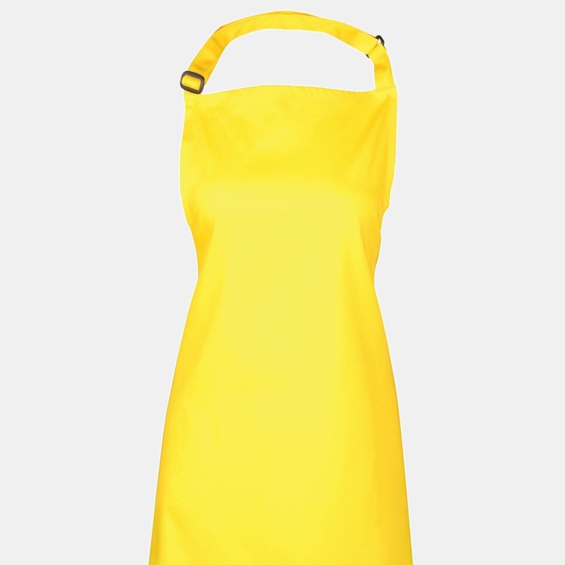 Shop Premier Colours Bib Apron/workwear (pack Of 2) In Yellow