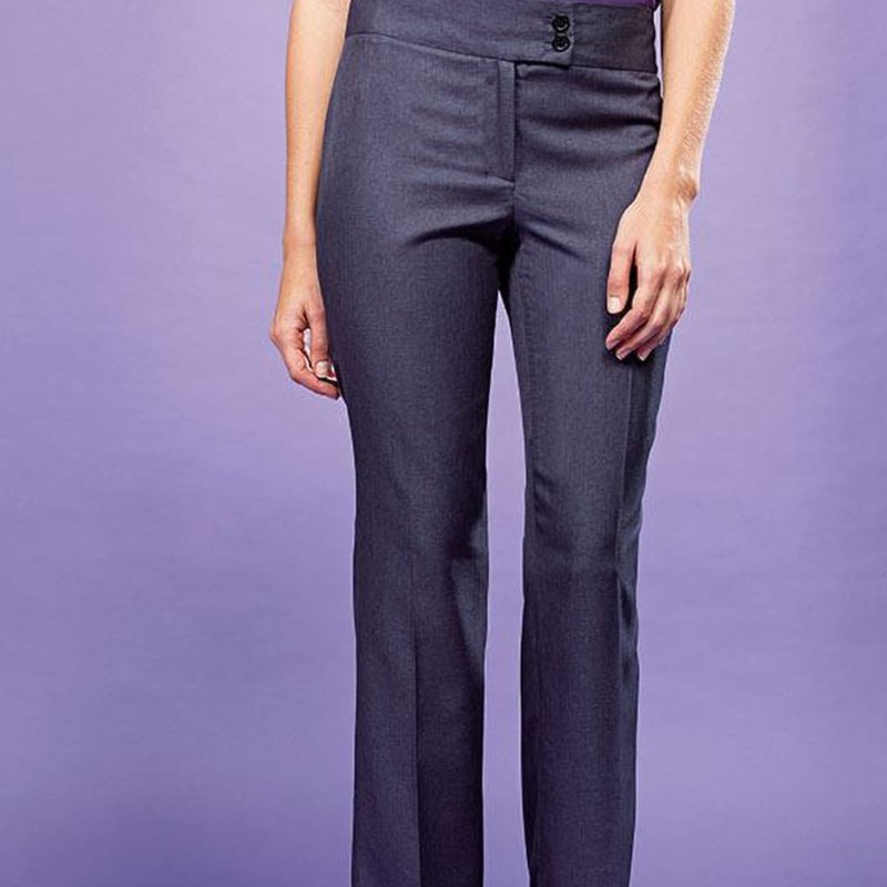 Premier Iris Ladies/womens Straight Leg Formal Trouser / Workwear In Black