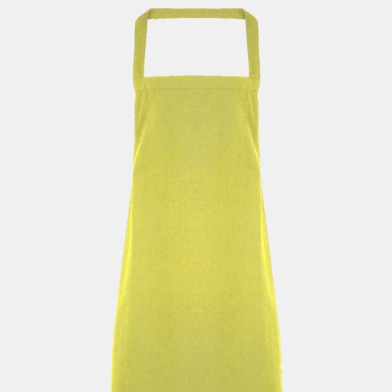 Premier Ladies/womens Apron/workwear (pack Of 2) In Yellow