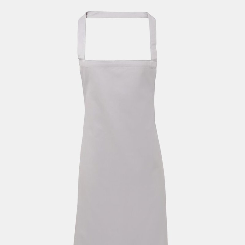 Premier Ladies/womens Apron/workwear (pack Of 2) In Grey