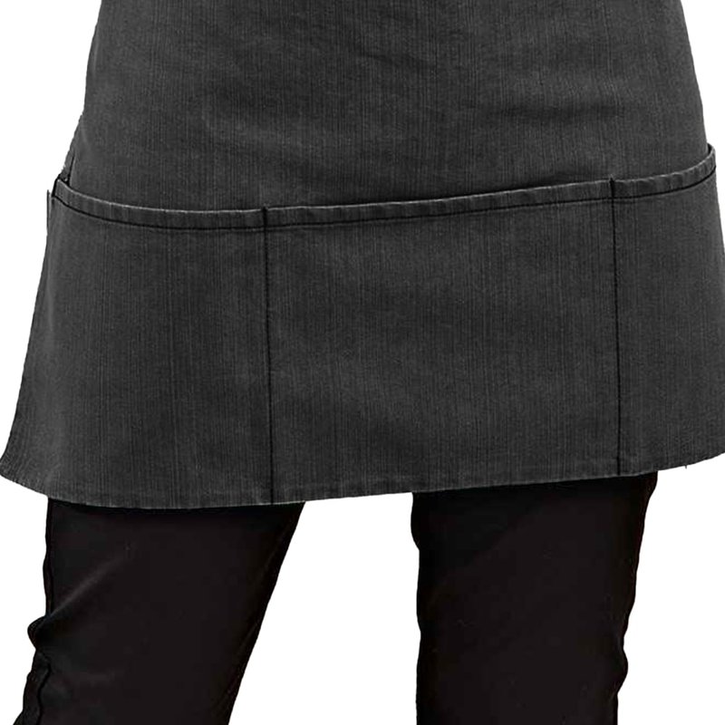 Shop Premier Ladies/womens Colors 3 Pocket Apron / Workwear In Black