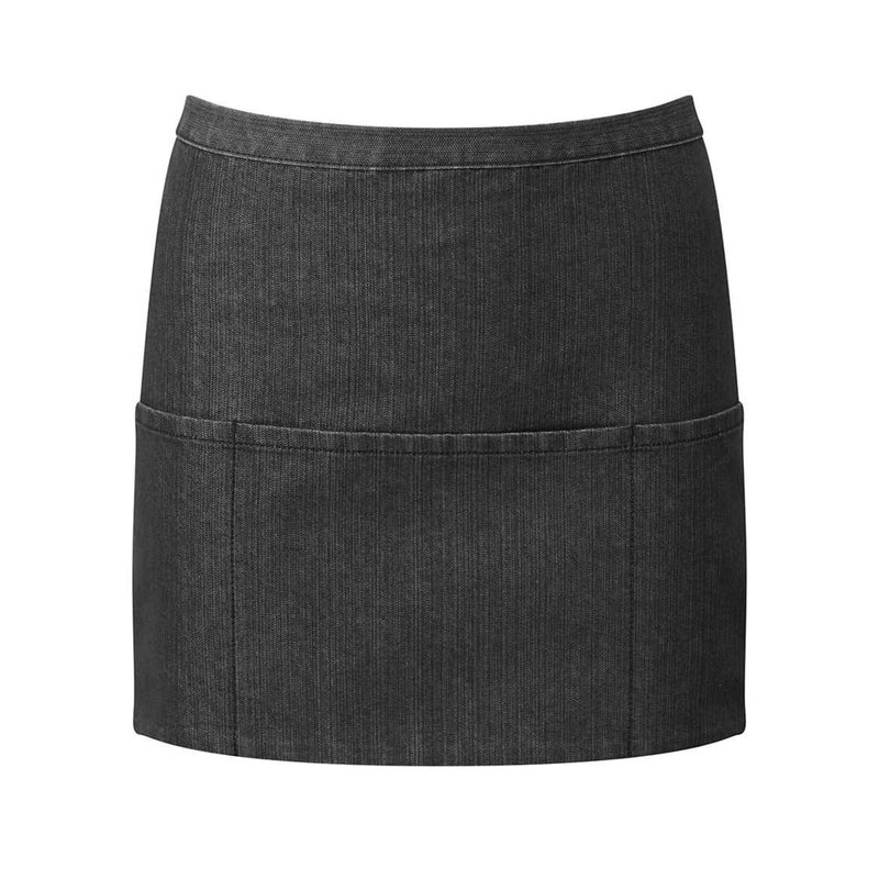 Premier Ladies/womens Colors 3 Pocket Apron / Workwear In Black